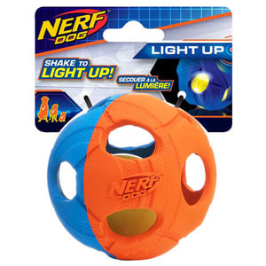 Nerf Dog Pelota LED Bash para Perro, Mediano Nerf Dog Pelota LED Bash para Perro, Mediano
