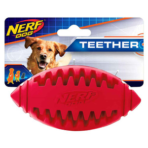 Nerf Dog Balón Salud Dental y Dispensador de Premios para Perro, Grande