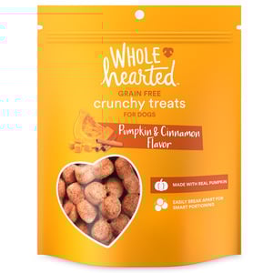 WholeHearted Premios Crujientes Libres de Granos Receta Calabaza y Canela para Perro, 567 g WholeHearted Premios Crujientes Libres de Granos Receta Calabaza y Canela para Perro, 567 g
