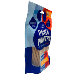 Paw & Pantry Twists Premio Receta Pavo y Res para Perro, 50 Piezas