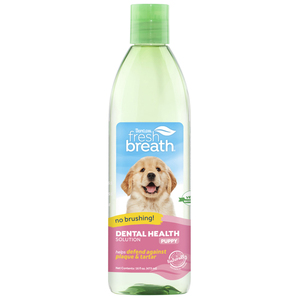 Tropiclean Solución de Limpieza Dental para Perro Cachorro, 473 ml