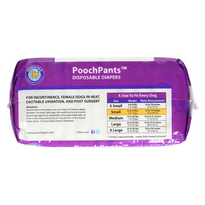 Pooch Pad Products Pañales Absorbentes Desechables para Perro Paquete 12 Piezas, Chico