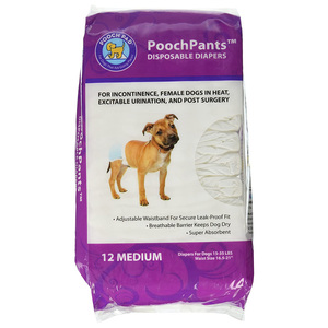 Pooch Pad Products Pañales Absorbentes Desechables para Perro Hembra Paquete 12 Piezas, Mediano Pooch Pad Products Pañales Absorbentes Desechables para Perro Hembra Paquete 12 Piezas, Mediano