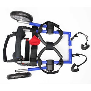 Walkin' Pets Silla de Ruedas con Soporte para Miembros Posteriores para Perro y Gato, Mediano