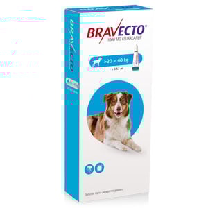 Bravecto Spot-On Pipeta Antiparasitaria para Perro Grande, 20 a 40 kg Bravecto Spot-On Pipeta Antiparasitaria para Perro Grande, 20 a 40 kg