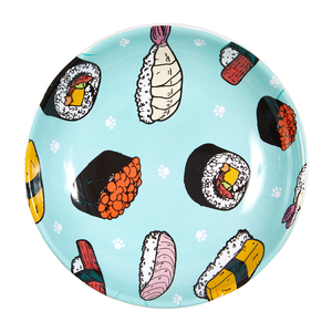 Pet Rageous Tazón de Cerámica Oval Sushi para Gato, 1/4 Taza