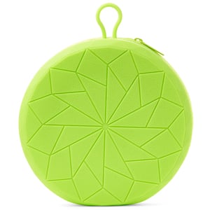 EveryYay Bowl Doble Colapsable de Silicón Color Verde con Zip para Perro, Grande EveryYay Bowl Doble Colapsable de Silicón Color Verde con Zip para Perro, Grande