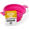 EveryYay Bowl Colapsable de Silicón Color Rosa para Perro, Chico EveryYay Bowl Colapsable de Silicón Color Rosa para Perro, Chico