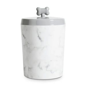 EveryYay Contenedor de Melamina para Premios Diseño Mármol con Hueso para Perro, 2.4 L EveryYay Contenedor de Melamina para Premios Diseño Mármol con Hueso para Perro, 2.4 L
