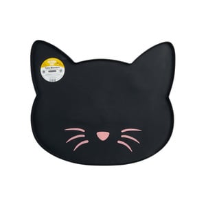 EveryYay Table Manners Mantel de Silicón Figura Silueta para Gato, Negro EveryYay Table Manners Mantel de Silicón Figura Silueta para Gato, Negro
