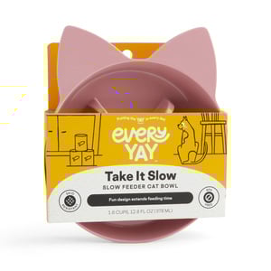 EveryYay Take it Slow Tazón para Alimentación Lenta Color Rosa para Gato, Chico EveryYay Take it Slow Tazón para Alimentación Lenta Color Rosa para Gato, Chico