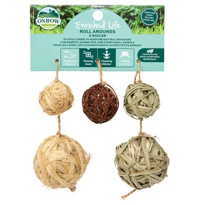 Oxbow Enriched Life Bolas Rodadoras para Pequeñas Mascotas Oxbow Enriched Life Bolas Rodadoras para Pequeñas Mascotas