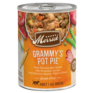 Merrick Grammy's Pot Pie Alimento Húmedo Natural sin Granos para Perro de Todas las Etapas de Vida y Tamaños Receta de Pollo, 360 g
