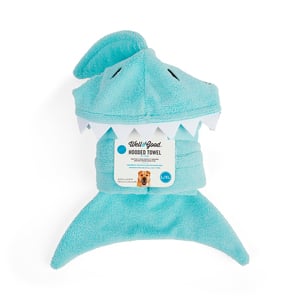 Well & Good Toalla para Baño Diseño Tiburón con Capucha para Perro, Chica / Mediana Well & Good Toalla para Baño Diseño Tiburón con Capucha para Perro, Chica / Mediana