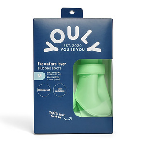 Youly The Nature Lover Botas de Silicón Color Verde para Perro, Mediano Youly The Nature Lover Botas de Silicón Color Verde para Perro, Mediano