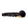 Youly Collar con Broche Diseño de Terciopelo con Pompón para Gatito, Negro Youly Collar con Broche Diseño de Terciopelo con Pompón para Gatito, Negro