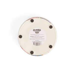 EveryYay Tazón de Cerámica con Diseño de Flores para Gato, 2.3 Tazas