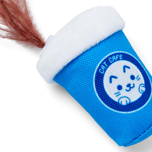 Leaps & Bounds Paquete de Juguetes Set Dona y Café para Gato, 2 Piezas