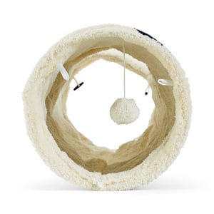 Leaps & Bounds Juguete con Forma de Túnel para Gato, Azul