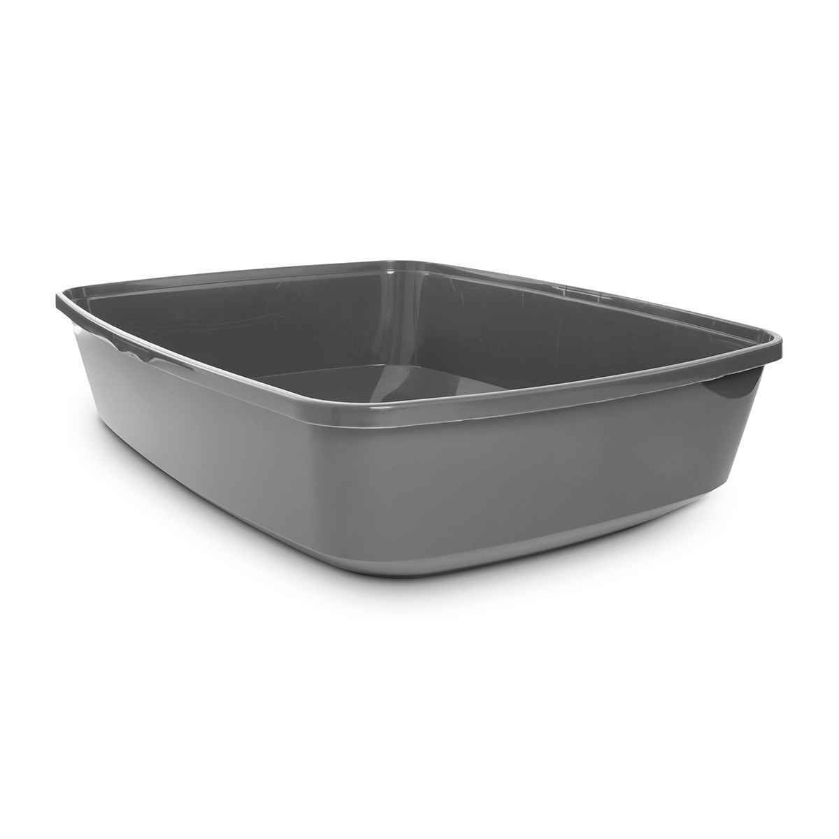 Sophresh Arenero Bandeja Simple Color Gris para Gato, Grande