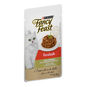 Fancy Feast Goulash Alimento Húmedo para Gato Adulto Receta Cordero, 85 g
