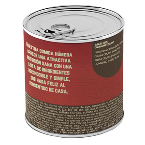 Lifelike Just Meat 90 Alimento Húmedo para Perro Adulto Todas las Razas Receta Carne de Res, 370 g