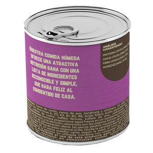 Lifelike Just Meat 90 Alimento Húmedo para Perro Adulto Todas las Razas Receta Cerdo, 370 g