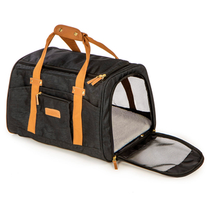 Sherpa Element Transportadora de Tela Color Negro para Perro, Grande