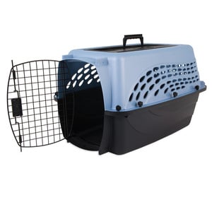 Petmate Transportadora Rígida con Doble Rejilla para Perro/Gato, Chico