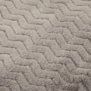 EveryYay Let's Snuggle Manta Calmante de Felpa con Aroma a Lavanda para Perro, Gris