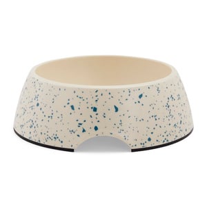 EveryYay Tazón de Melamina Color Azul Moteado para Perro, 3 Tazas EveryYay Tazón de Melamina Color Azul Moteado para Perro, 3 Tazas