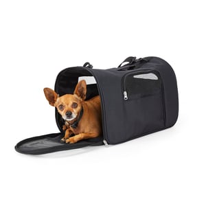 EveryYay Classic Transportadora Básica de Tela Color Negro para Perro o Gato, Chico EveryYay Classic Transportadora Básica de Tela Color Negro para Perro o Gato, Chico