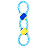 Leaps & Bounds Cuerda Trenzada con Pelotas de Tenis para Perro, X-Grande Leaps & Bounds Cuerda Trenzada con Pelotas de Tenis para Perro, X-Grande