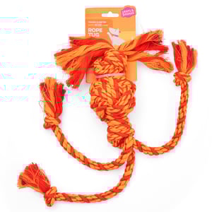 Leaps & Bounds Cuerda Trenzada de 3 Vías con Nudo para Perro, X-Grande Leaps & Bounds Cuerda Trenzada de 3 Vías con Nudo para Perro, X-Grande