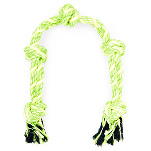 Leaps & Bounds Cuerda Trenzada con 5 Nudos para Perro, X-Grande