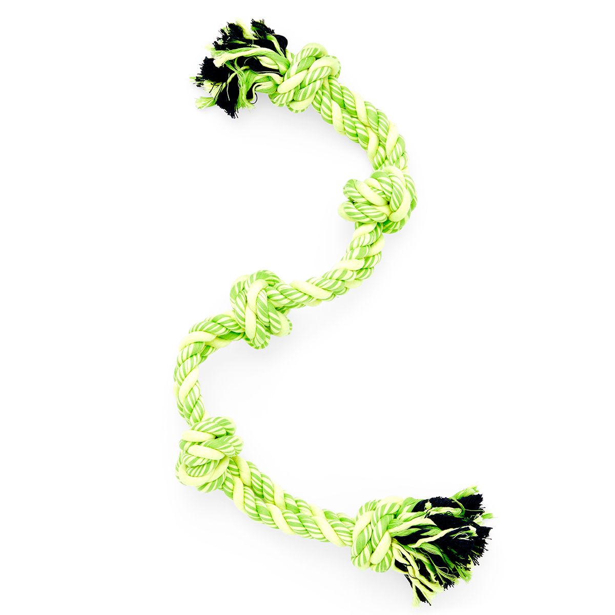 Leaps & Bounds Cuerda Trenzada con 5 Nudos para Perro, X-Grande