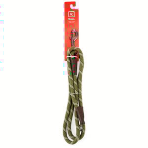 Reddy Correa Corta de Cuerda Color Verde para Perro, 1.2 m Reddy Correa Corta de Cuerda Color Verde para Perro, 1.2 m