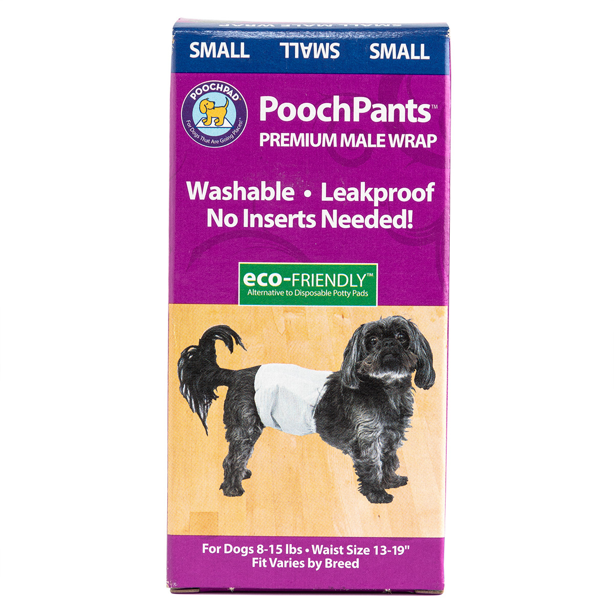 Pooch Pad Products Pants Pañal Reutilizable para Perro Macho, Chico