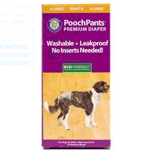 Pooch Pad Products Pants Pañal Reutilizable para Perro Hembra, X-Grande Pooch Pad Products Pants Pañal Reutilizable para Perro Hembra, X-Grande