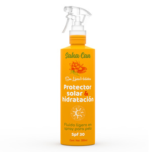 Saha Can Spray Protector Solar e Hidratante para Perro y Gato, 300 ml