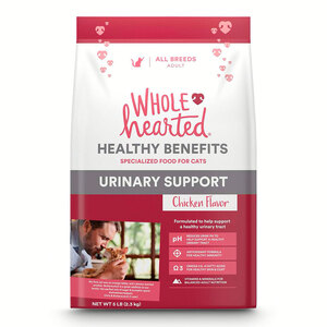 WholeHearted Urinary Support Alimento Especializado para Gato Adulto Receta Pollo, 2.26 kg