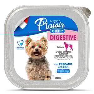 Les Repas Plaisir Paté Alimento Húmedo Cuidado Digestivo para Perro Adulto Receta Pescado, 100 g Les Repas Plaisir Paté Alimento Húmedo Cuidado Digestivo para Perro Adulto Receta Pescado, 100 g