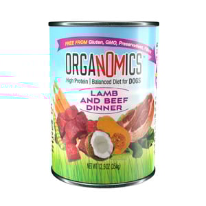 OrgaNOMics Alimento Húmedo con Ingredientes Orgánicos para Perro Adulto Receta Cordero y Res, 354 g OrgaNOMics Alimento Húmedo con Ingredientes Orgánicos para Perro Adulto Receta Cordero y Res, 354 g
