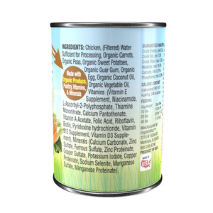 OrgaNOMics Alimento Húmedo con Ingredientes Orgánicos para Perro Adulto Receta Pollo, 354 g