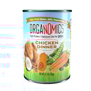 OrgaNOMics Alimento Húmedo con Ingredientes Orgánicos para Perro Adulto Receta Pollo, 354 g OrgaNOMics Alimento Húmedo con Ingredientes Orgánicos para Perro Adulto Receta Pollo, 354 g