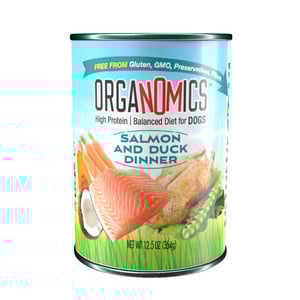OrgaNOMics Alimento Húmedo con Ingredientes Orgánicos para Perro Adulto Receta Salmón y Pato, 354 g OrgaNOMics Alimento Húmedo con Ingredientes Orgánicos para Perro Adulto Receta Salmón y Pato, 354 g