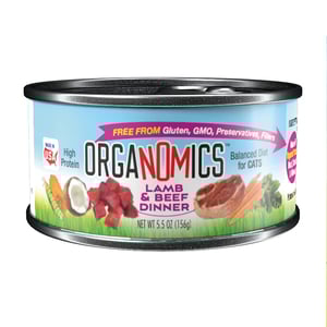OrgaNOMics Alimento Húmedo con Ingredientes Orgánicos para Gato Adulto Receta Cordero y Res, 156 g OrgaNOMics Alimento Húmedo con Ingredientes Orgánicos para Gato Adulto Receta Cordero y Res, 156 g
