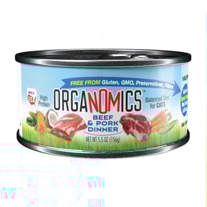OrgaNOMics Alimento Húmedo con Ingredientes Orgánicos para Gato Adulto Receta Res y Cerdo, 156 g OrgaNOMics Alimento Húmedo con Ingredientes Orgánicos para Gato Adulto Receta Res y Cerdo, 156 g
