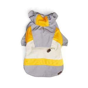 Reddy Spring Chamarra Empacable Naranja/Gris para Perro, XX-Chica