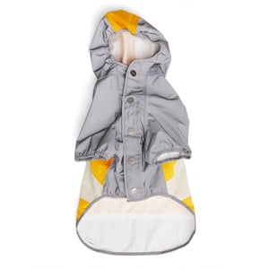 Reddy Spring Chamarra Empacable Naranja/Gris para Perro, XX-Chica